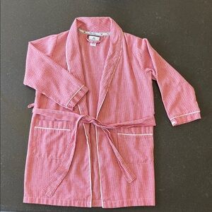 Cozy Kids Red Checkered Robe